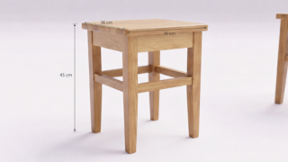 Taboret drewniany Turku