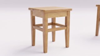 Taboret drewniany Turku