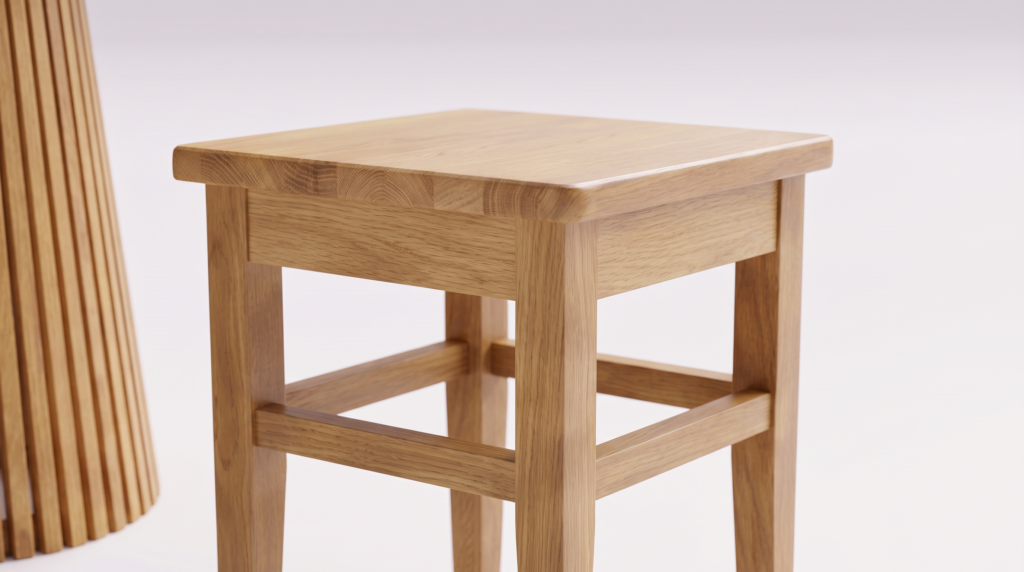 Taboret drewniany Turku
