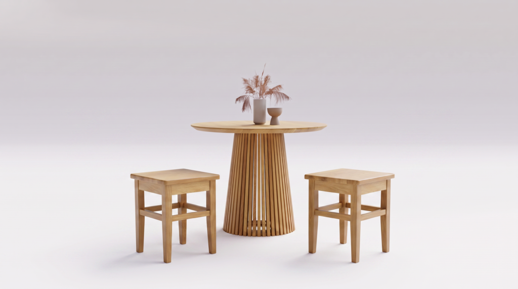 Taboret drewniany Turku