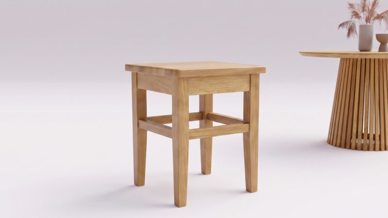 Taboret drewniany Turku