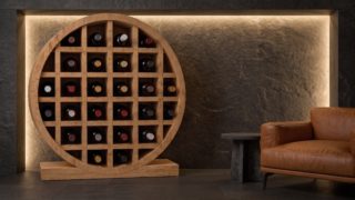 Stojak na wino Ibiza