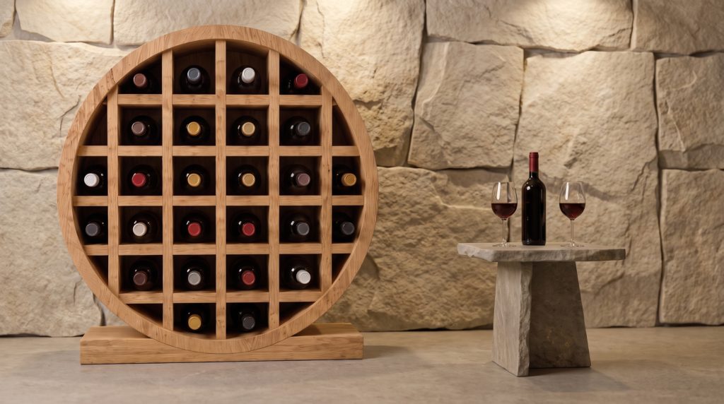 Stojak na wino Ibiza